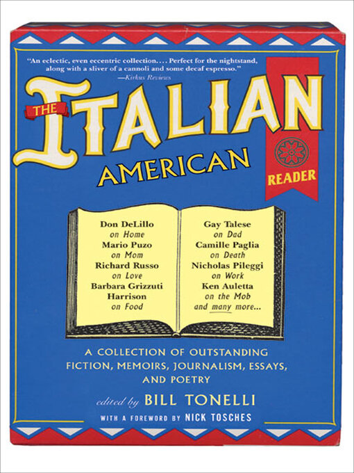 Title details for The Italian American Reader by Bill Tonelli - Wait list
